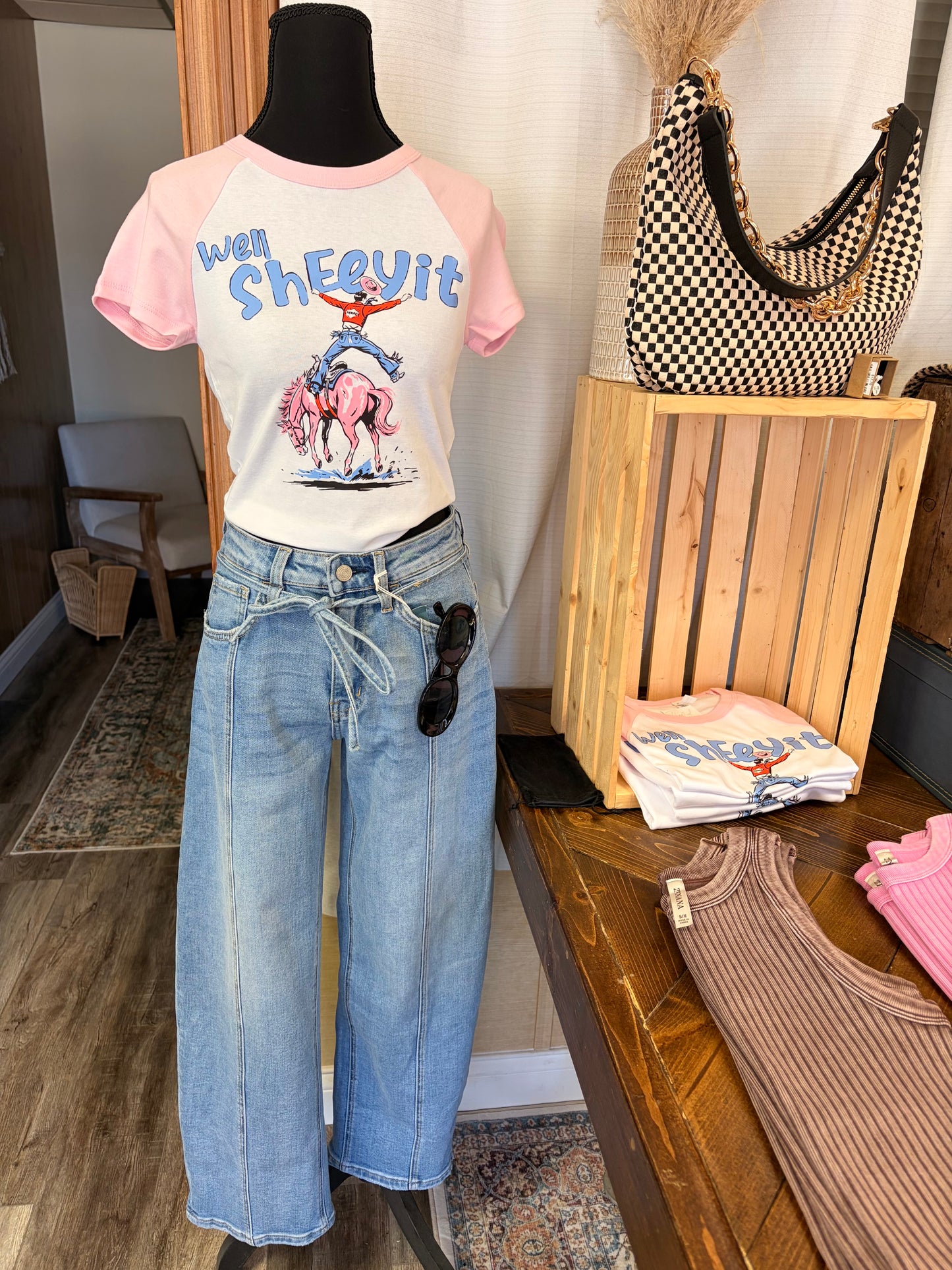 Well Sheeyit Bella + Canvas Baby Tee