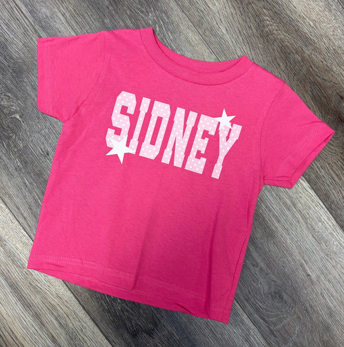 Pink Sidney Toddler Rabbit Skins T-Shirt