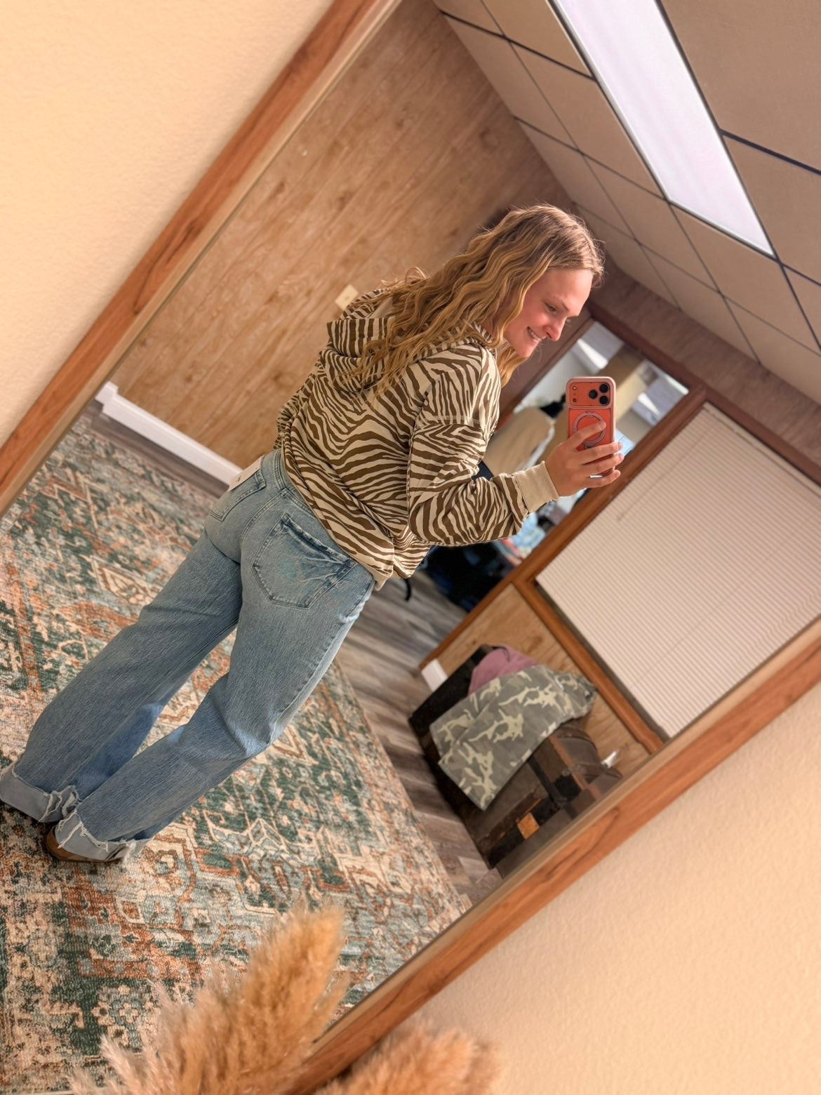 Vervet Super High Rise Cuffed Wide Leg Jeans