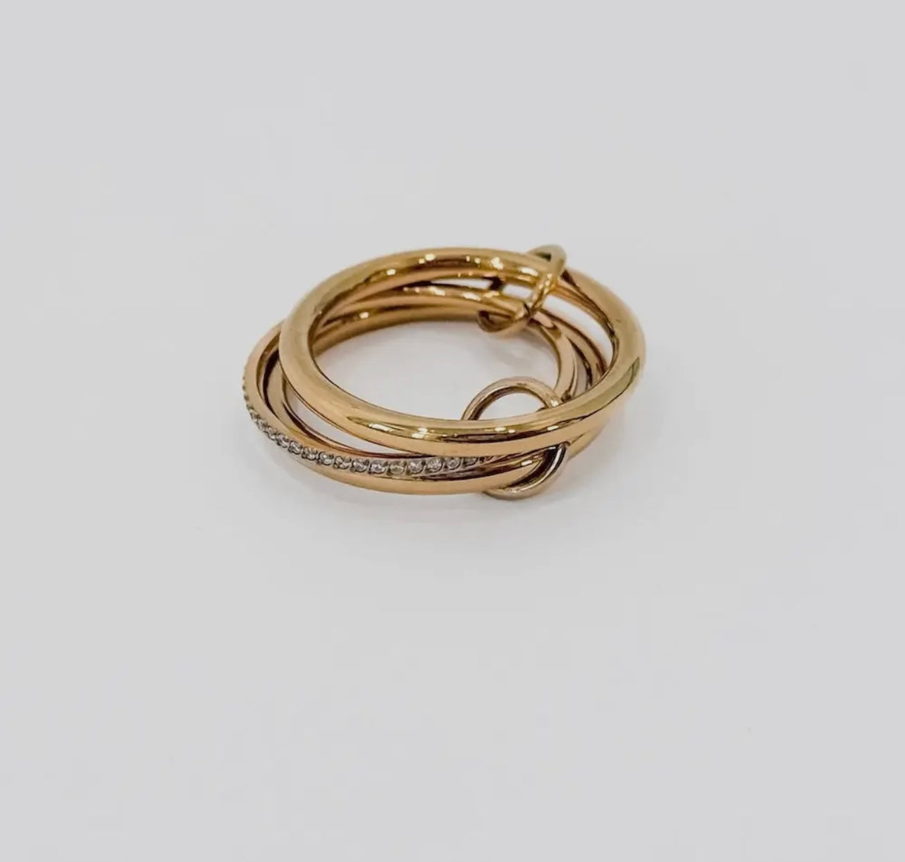 Layered In Diamonds Ring - Waterproof