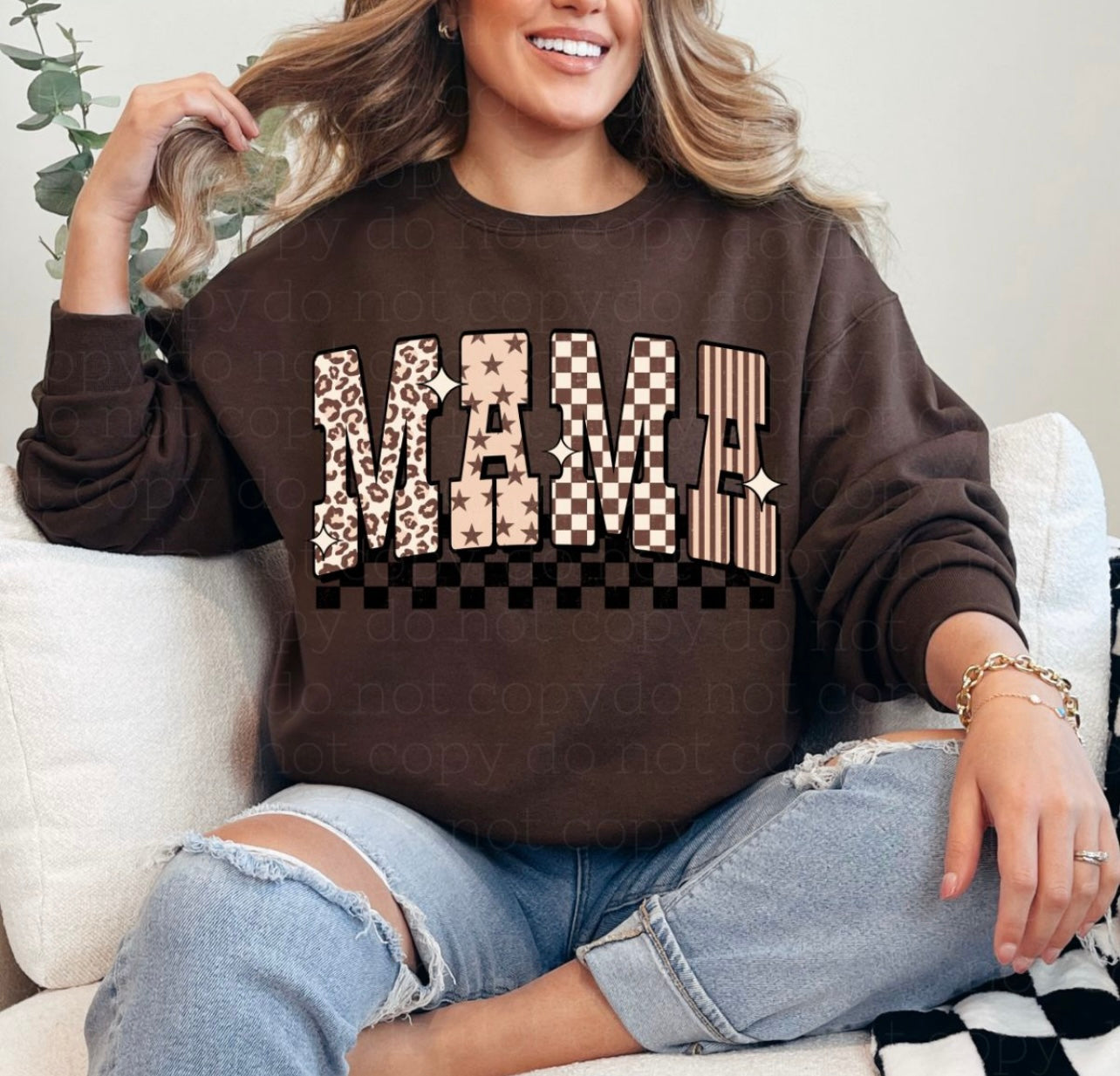 Leopard/Checkered Mama