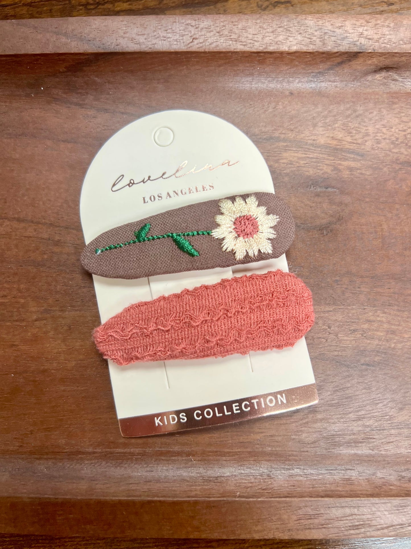 Embroidered Barrettes