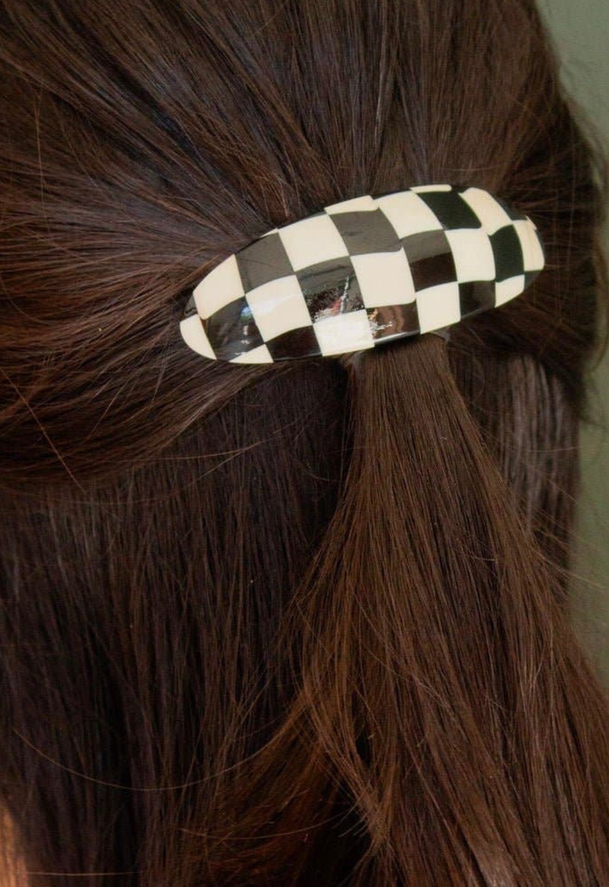 Chess Board Barrette