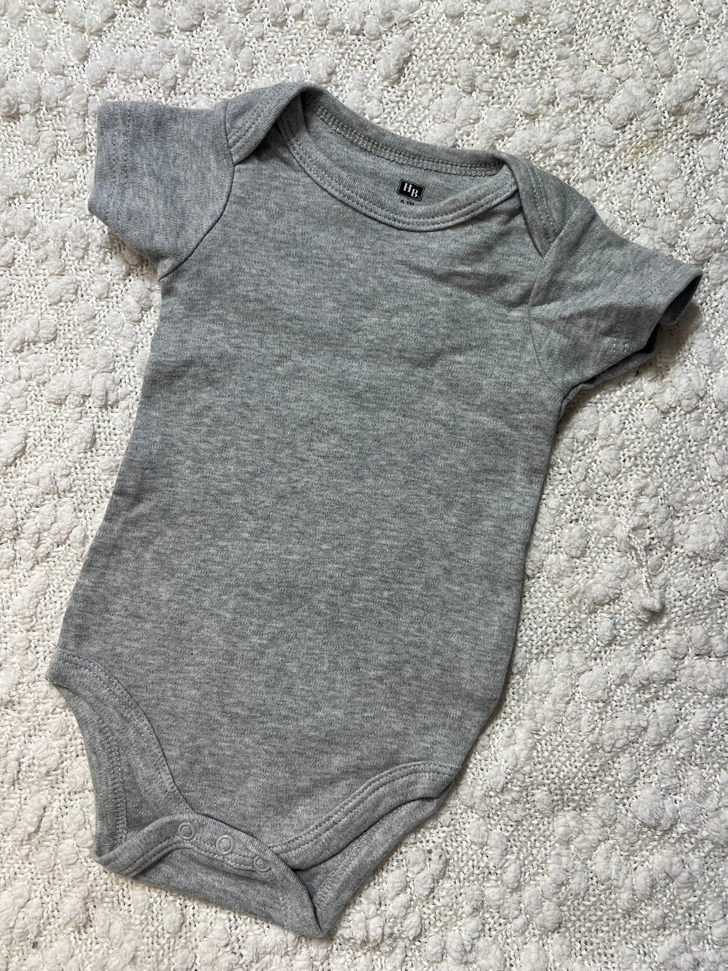 Sport Grey HB Onesie