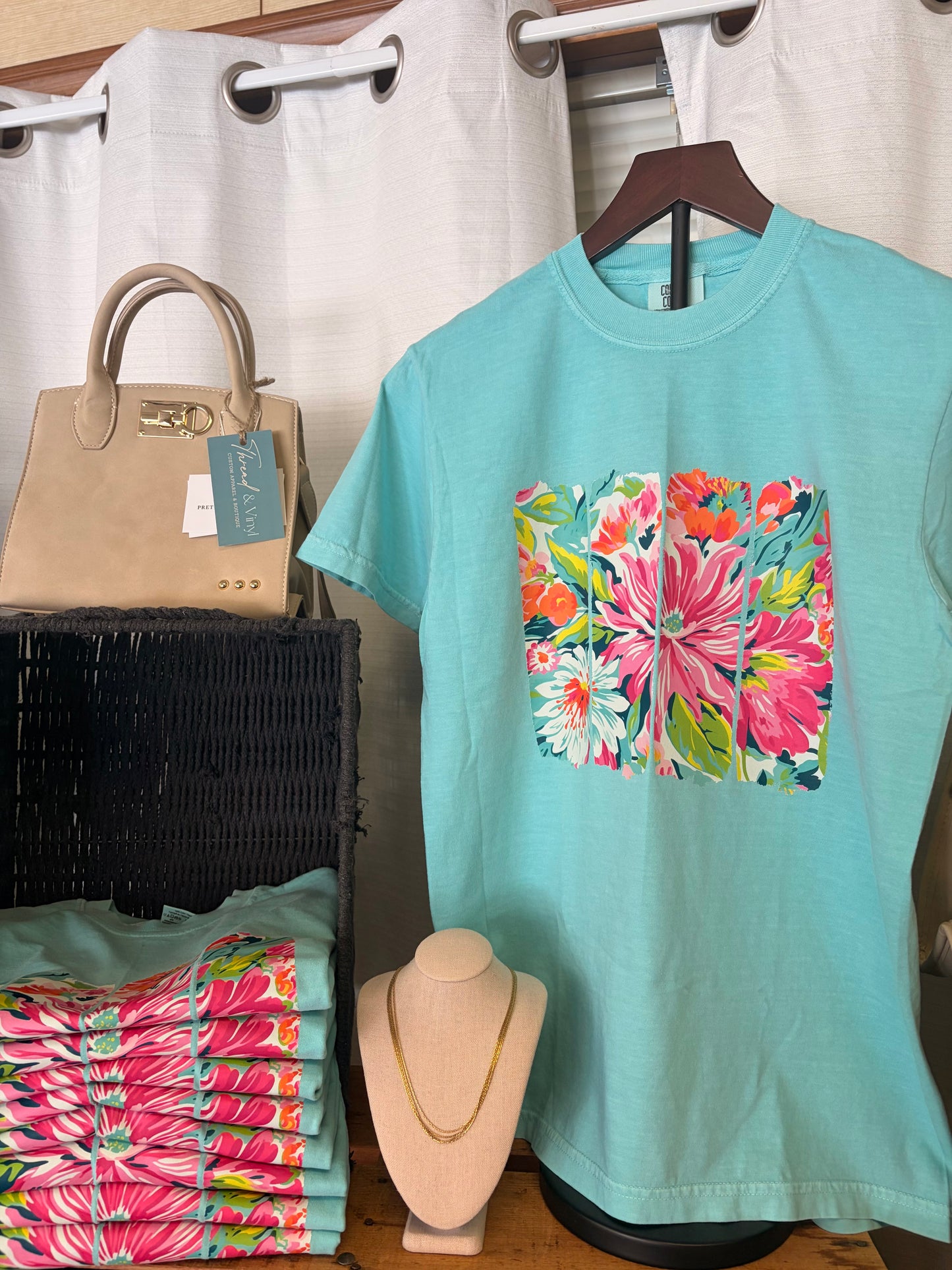 Spring Flower Comfort Colors T-Shirt