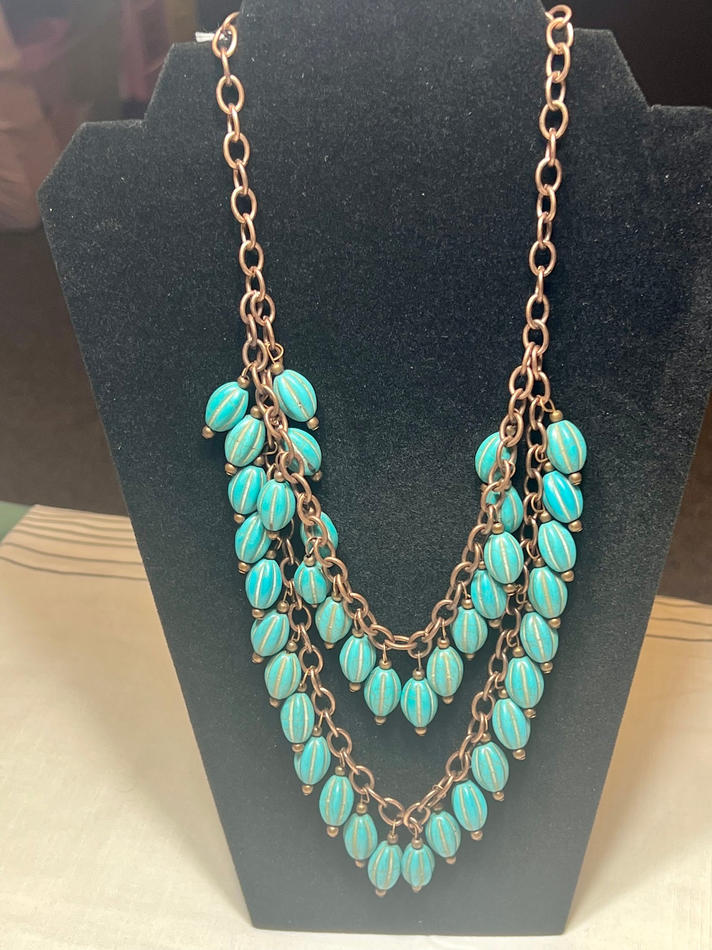Turquoise Chunky Necklace