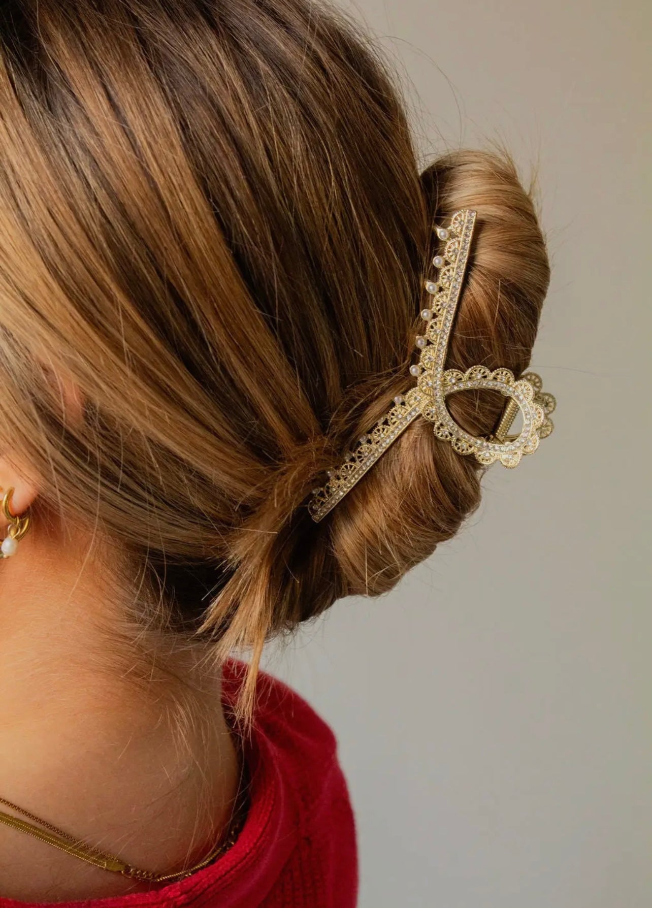 Queen Anne’s Lace Claw Clip