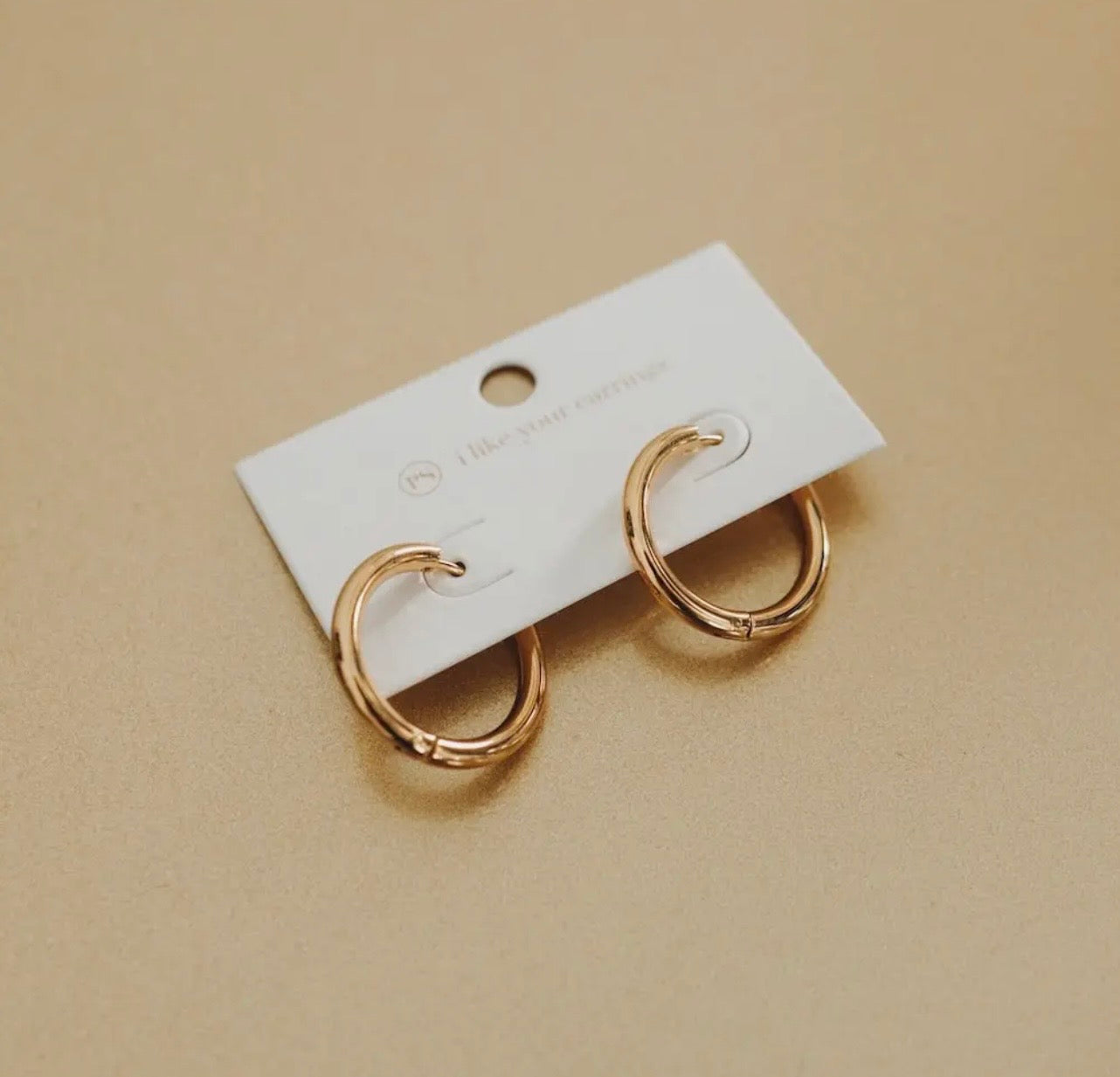 Sweetheart Hoop Earrings