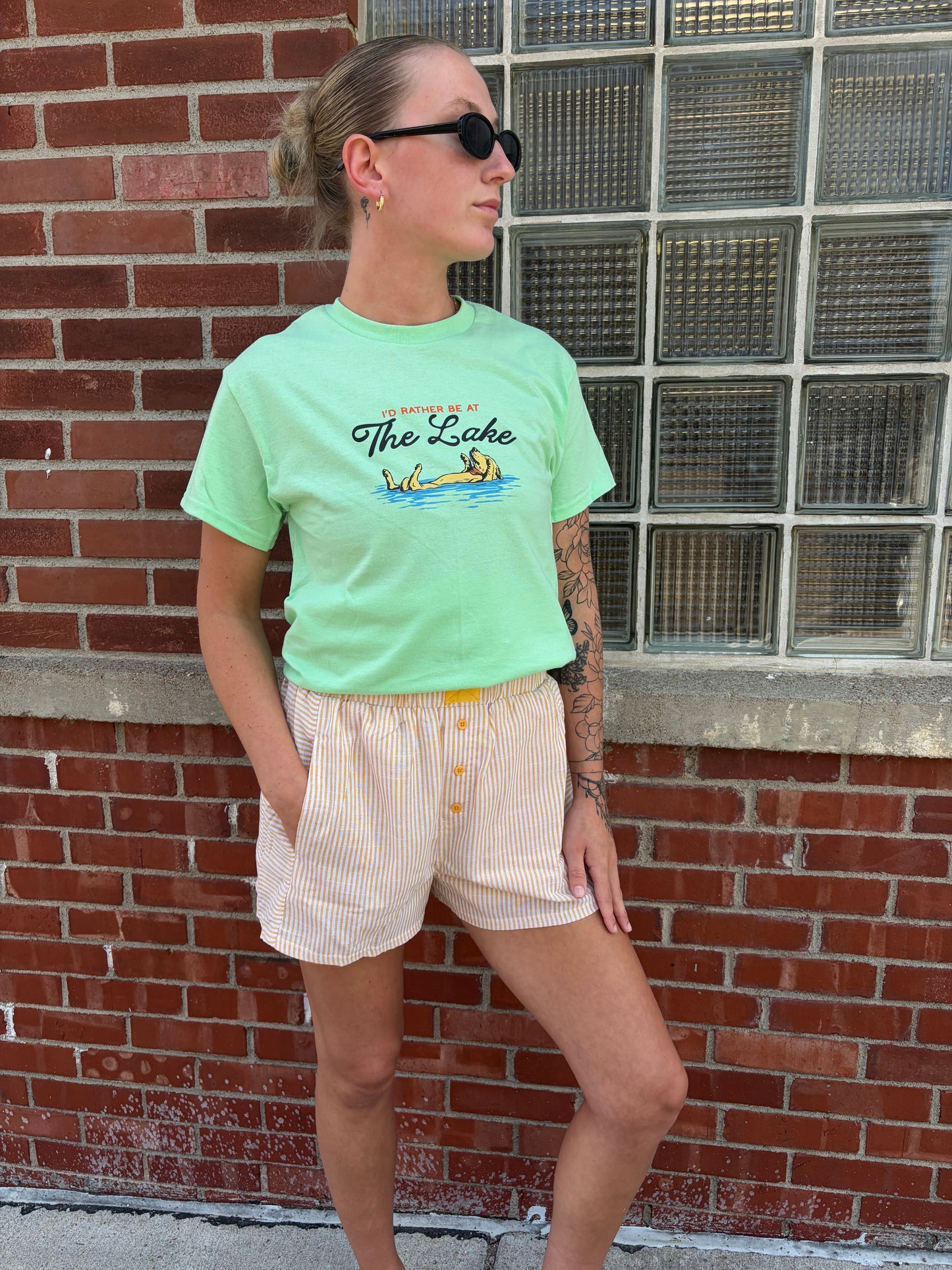 Rather Be At The Lake Gildan T-Shirt