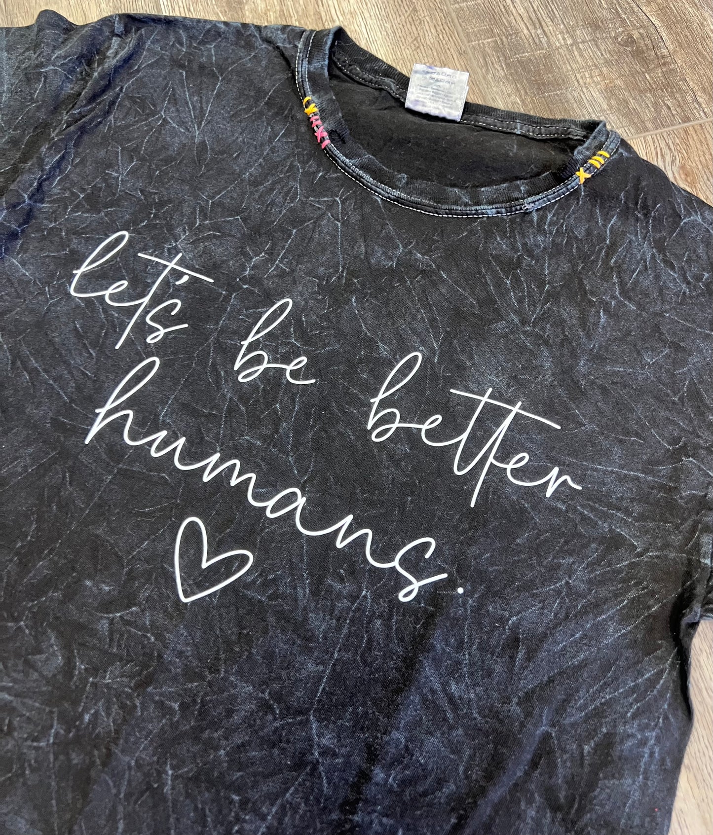 Better Humans Colortone Mineral Wash Distressed T-Shirt