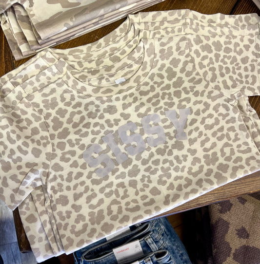 Sissy Leopard Toddler Rabbit Skins T-Shirt