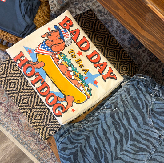 Bad Day To Be A Hotdog Comfort Colors T-Shirt