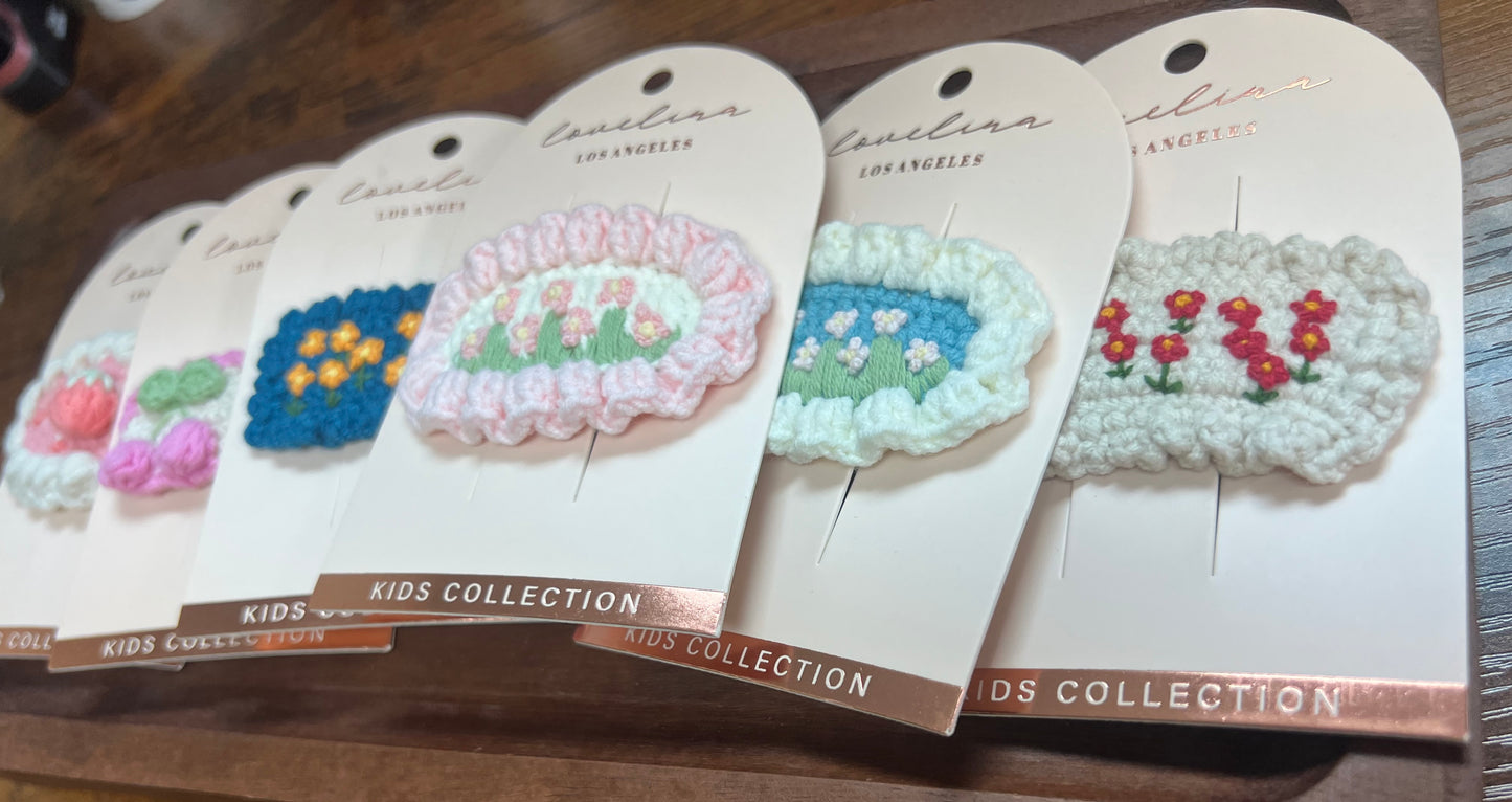 Crocheted Hair Clip