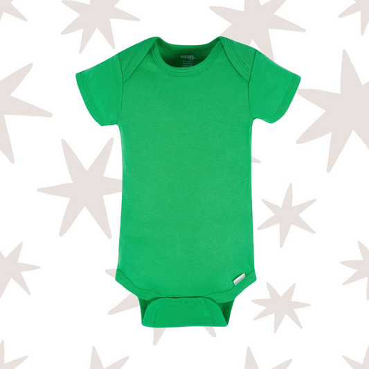 Green Gerber Onesie