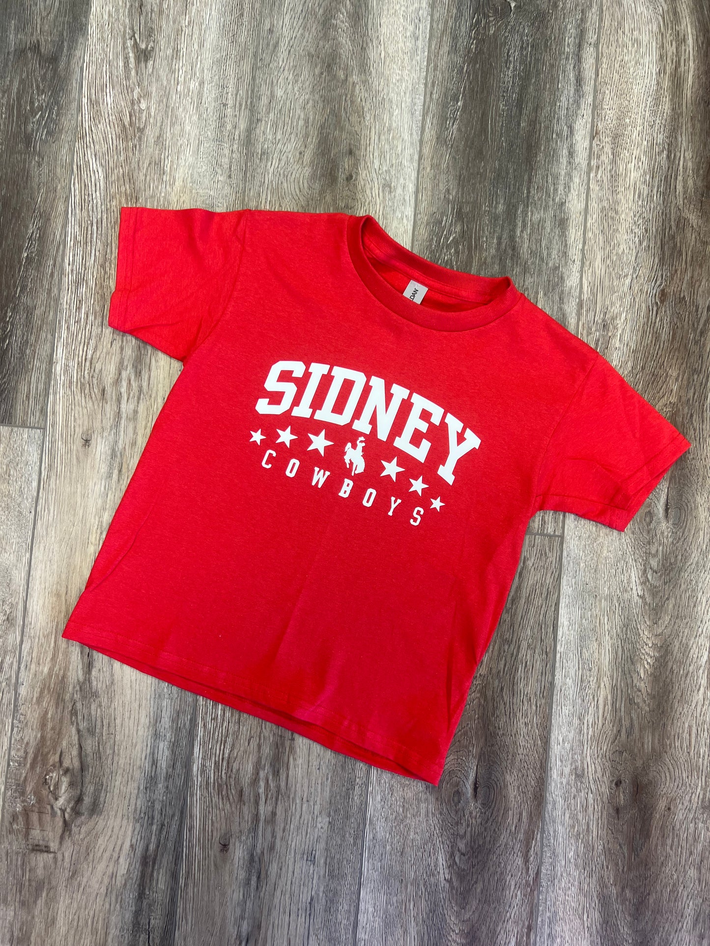 Sidney Cowboys Youth Gildan T-Shirt