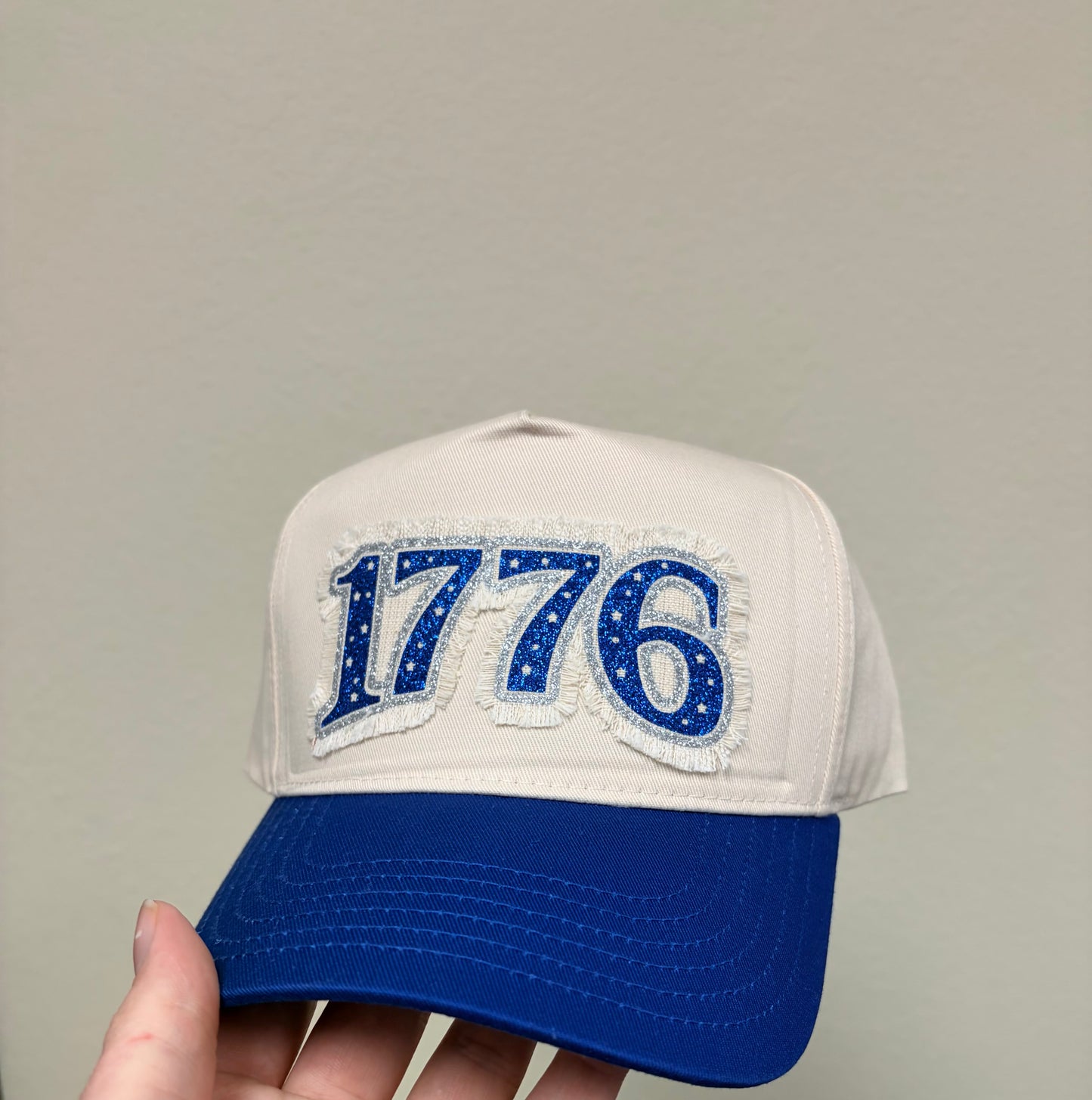 1776 Glitter Canvas Ball Cap