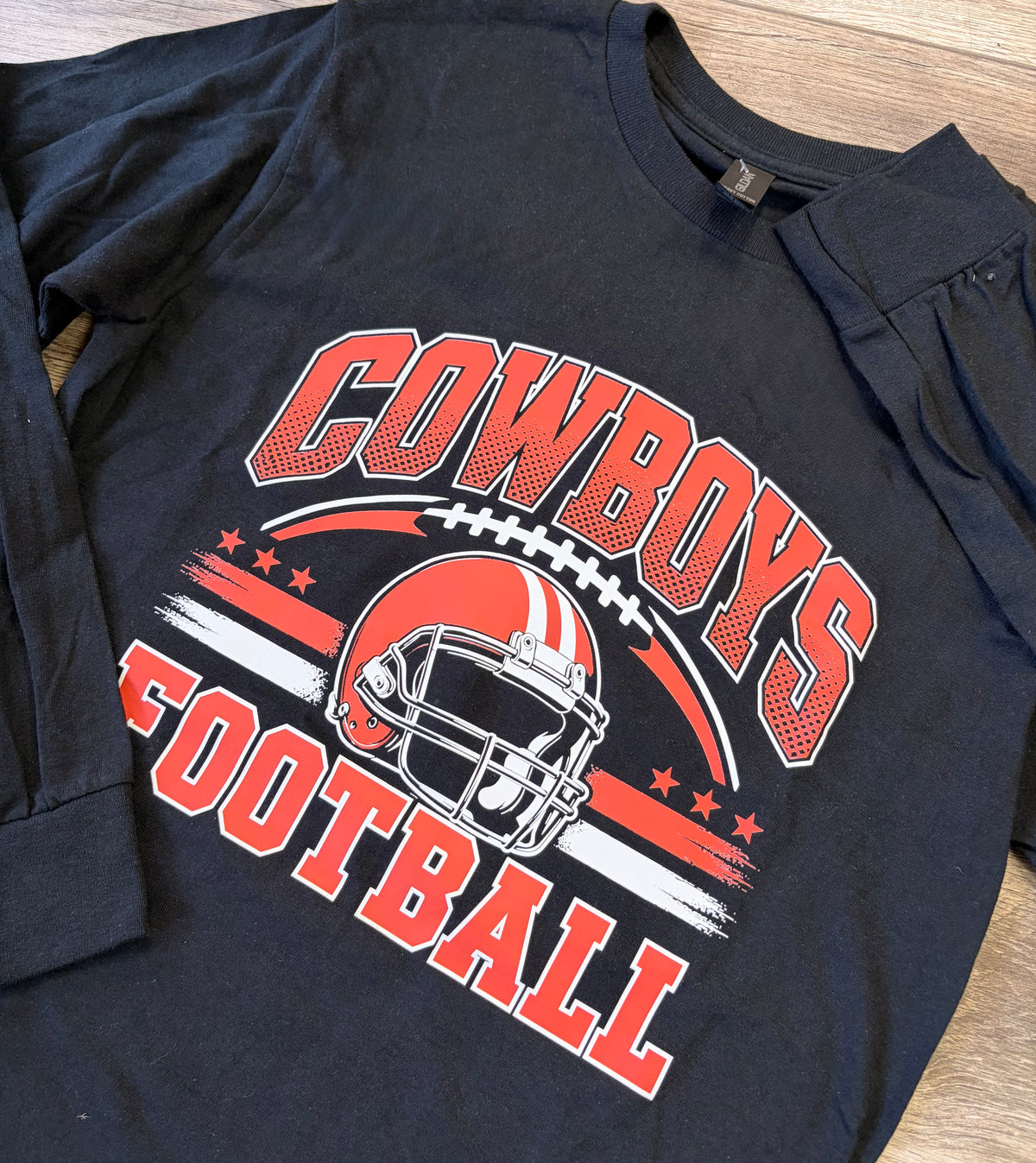 Cowboys Football Long Sleeve Gildan T-Shirt