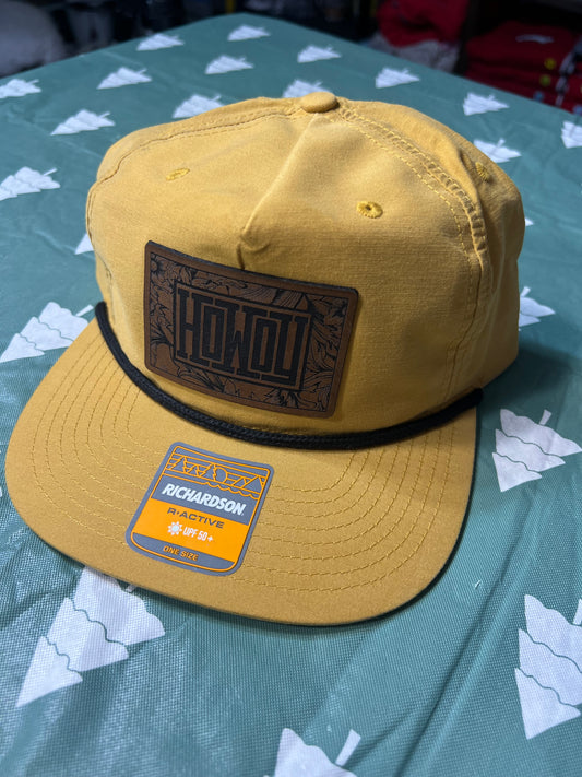 “Howdy” Leather Patch Mustard Richardson Hat