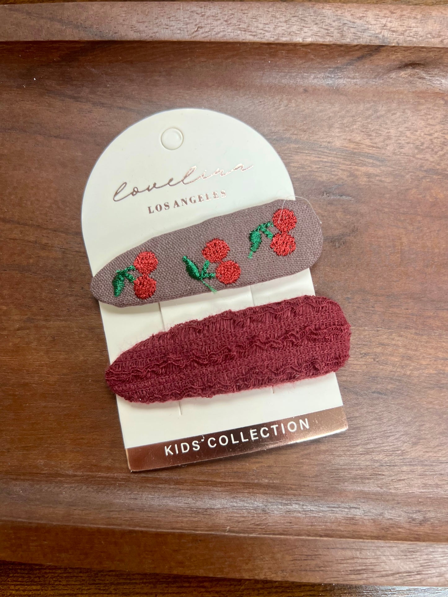 Embroidered Barrettes