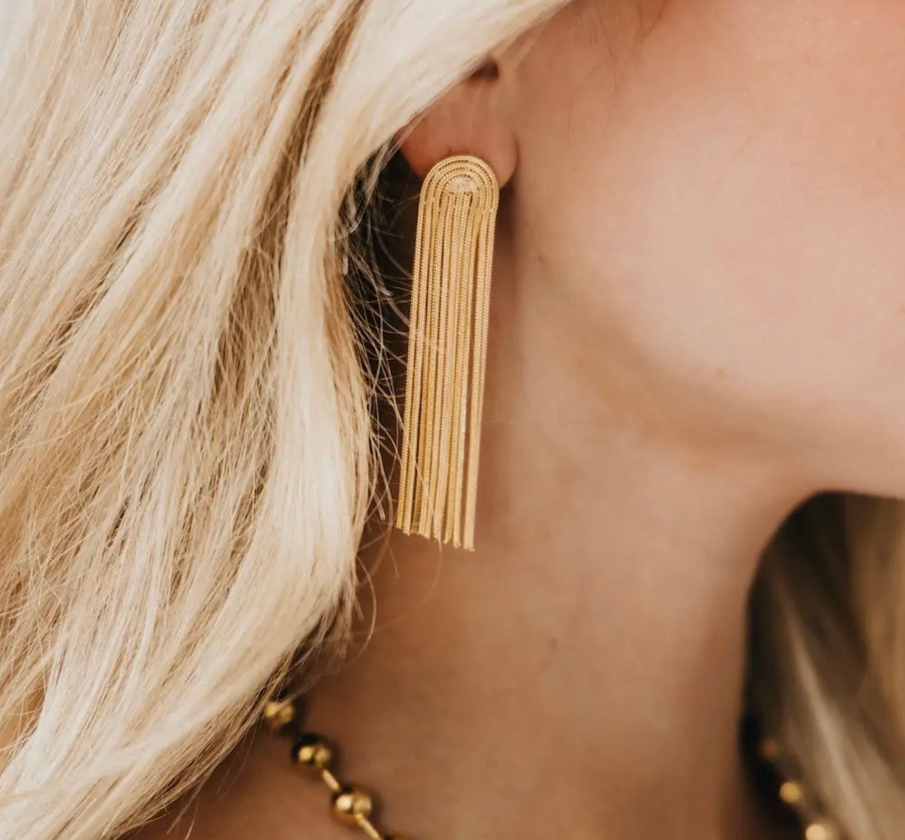 Dazzling Tassel Earrings