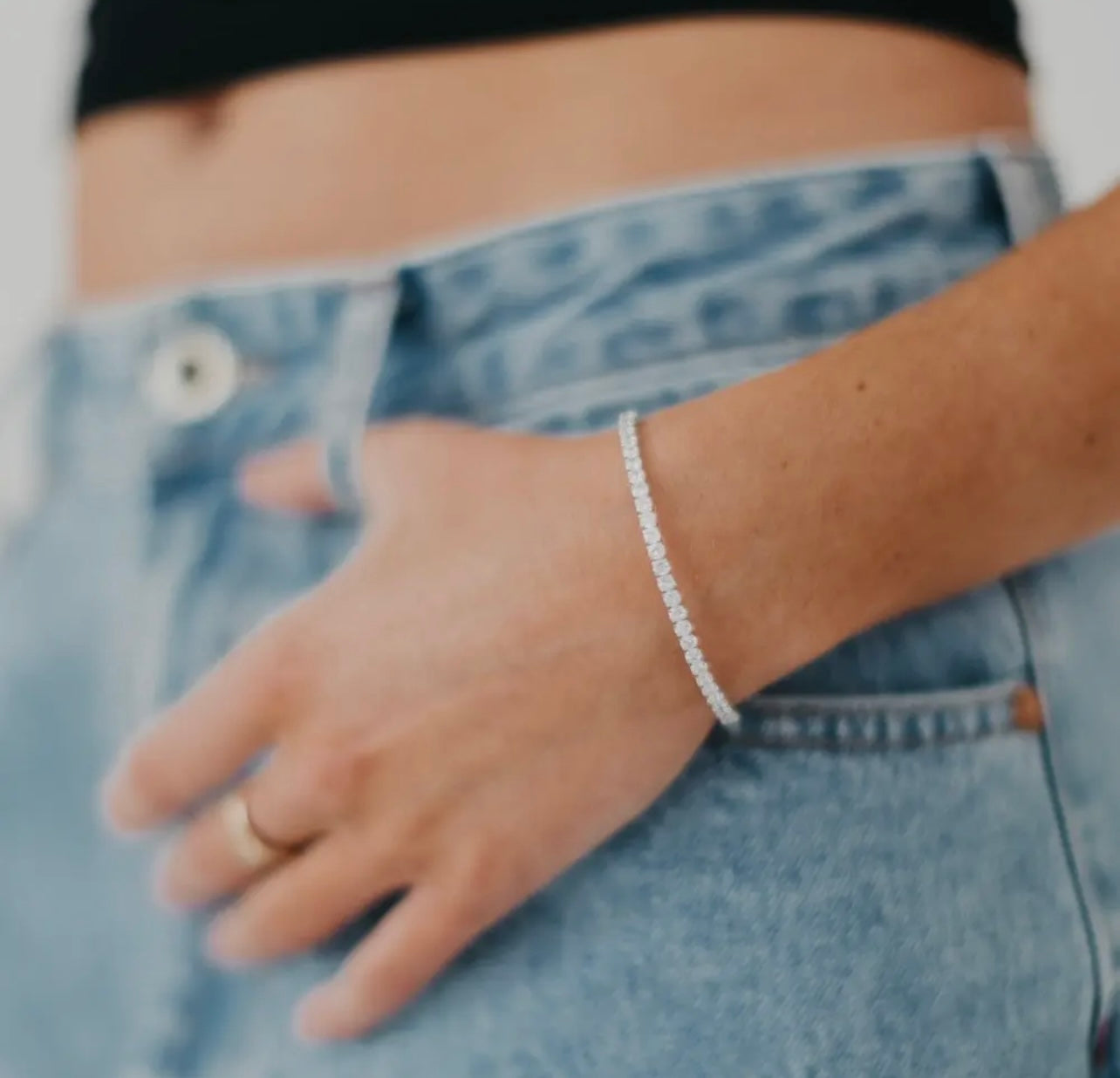 Valentina Tennis Bracelet - Waterproof