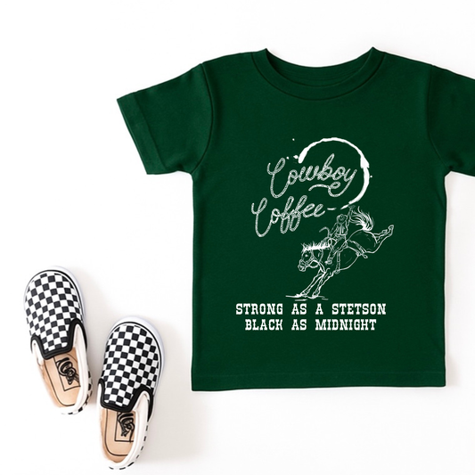 Toddler Rabbit Skins/Youth Gildan Cowboy Coffee T-Shirt
