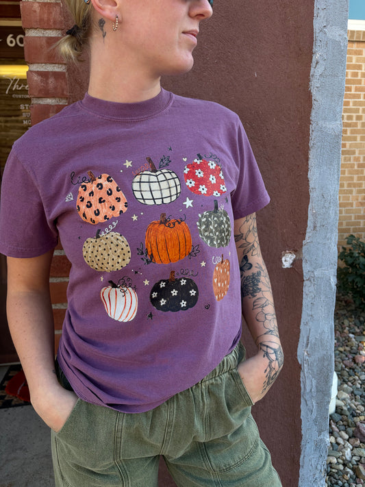Fall Pumpkins Comfort Colors T-Shirt