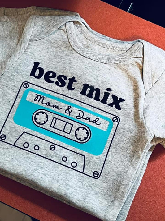 “Best Mix” Onesie (Blue)