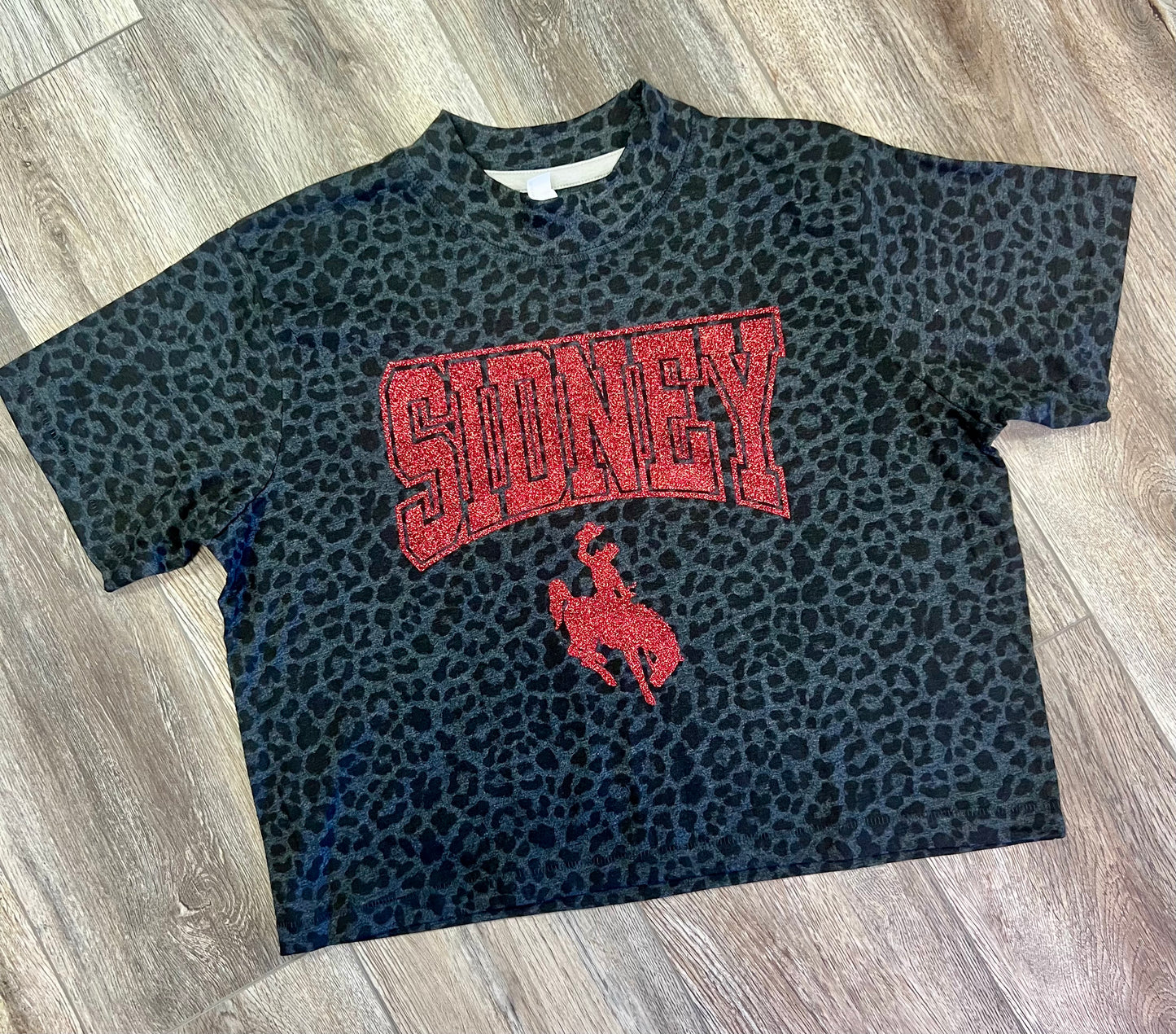 Sidney Glitter LAT Boxy Tee