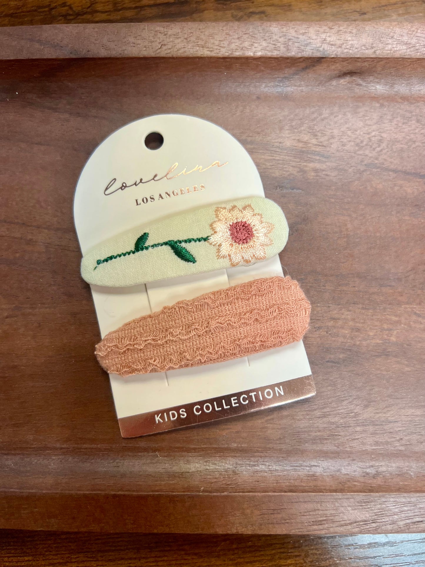 Embroidered Barrettes