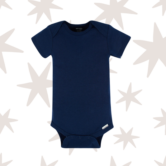 Navy Gerber Onesie
