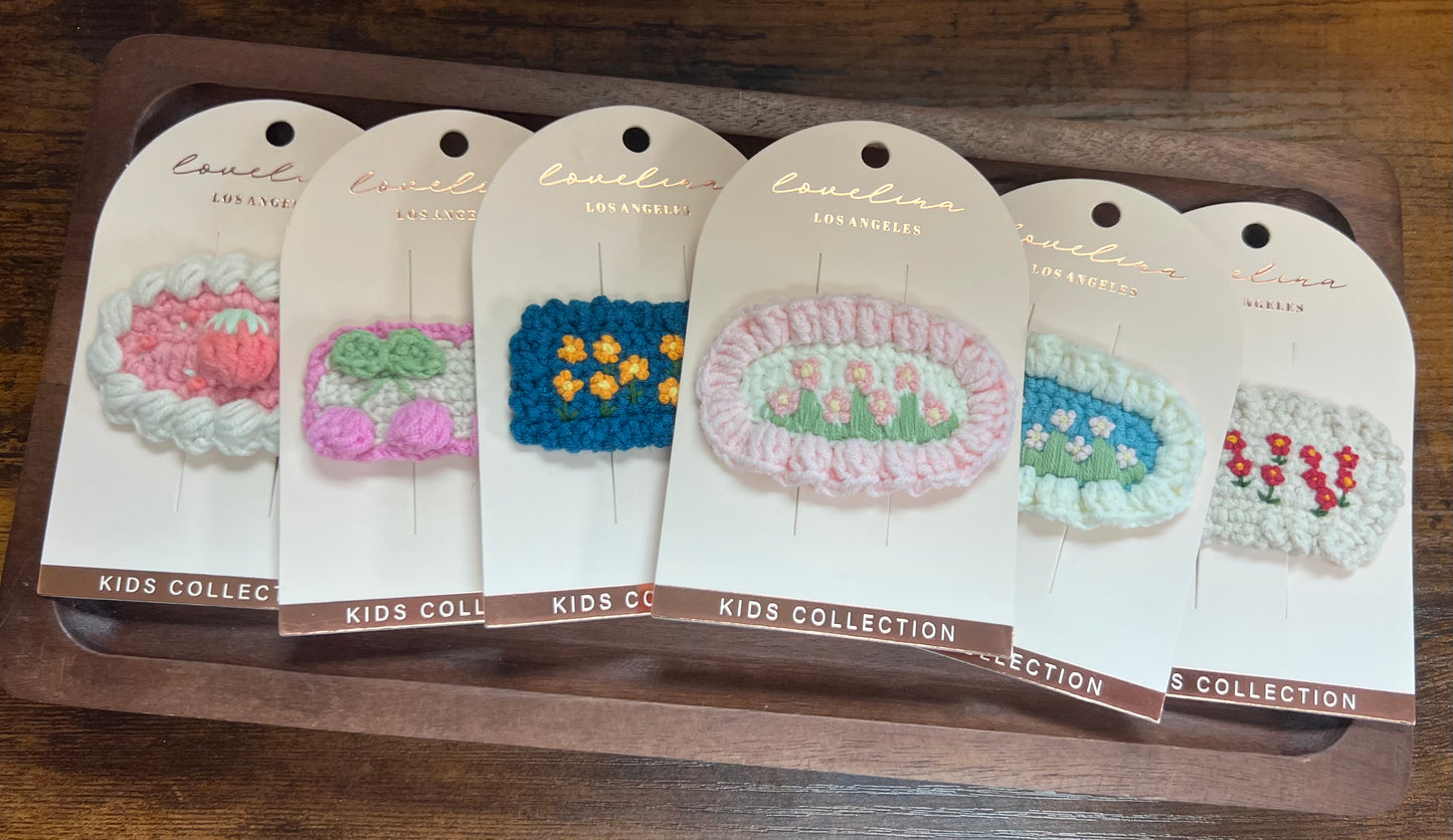 Crocheted Hair Clip