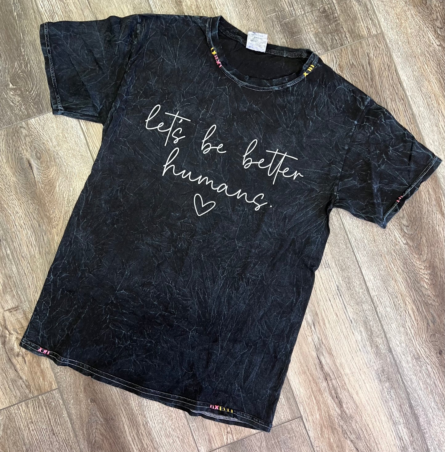 Better Humans Colortone Mineral Wash Distressed T-Shirt