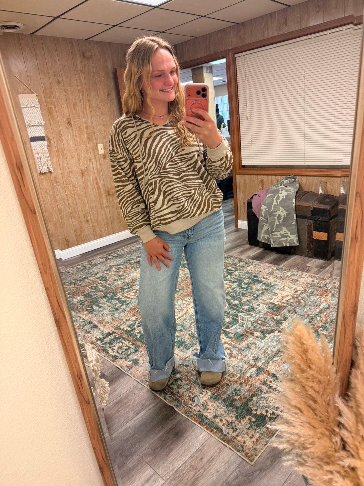 Vervet Super High Rise Cuffed Wide Leg Jeans
