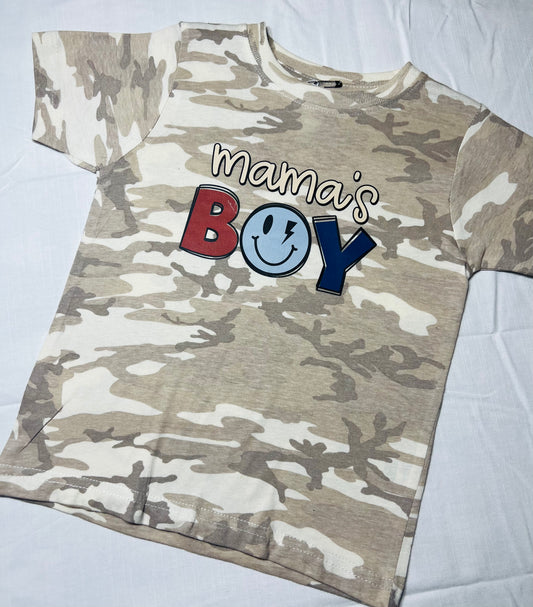 “Mama’s Boy” Toddler Rabbit Skins T-Shirt