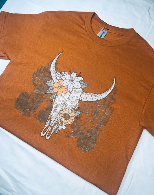 Bull Skull Gildan T-Shirt