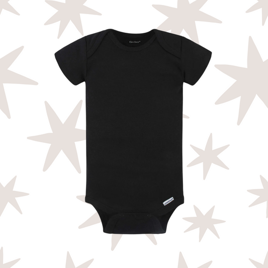 Black Gerber Onesie