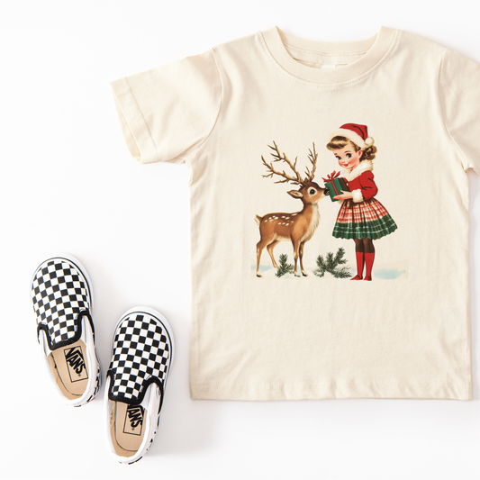 Vintage Girl Christmas