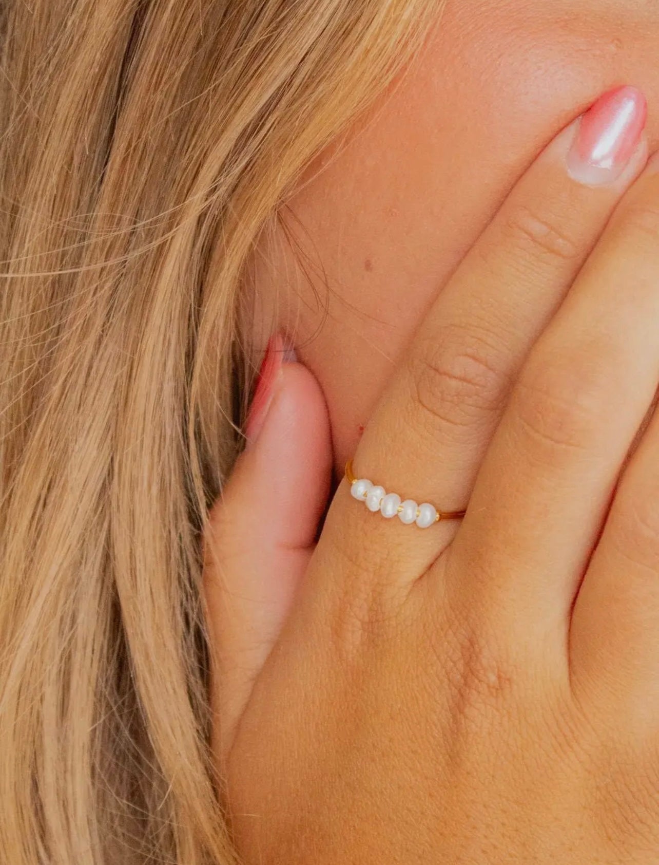 Dainty Freshwater Pearl Ring