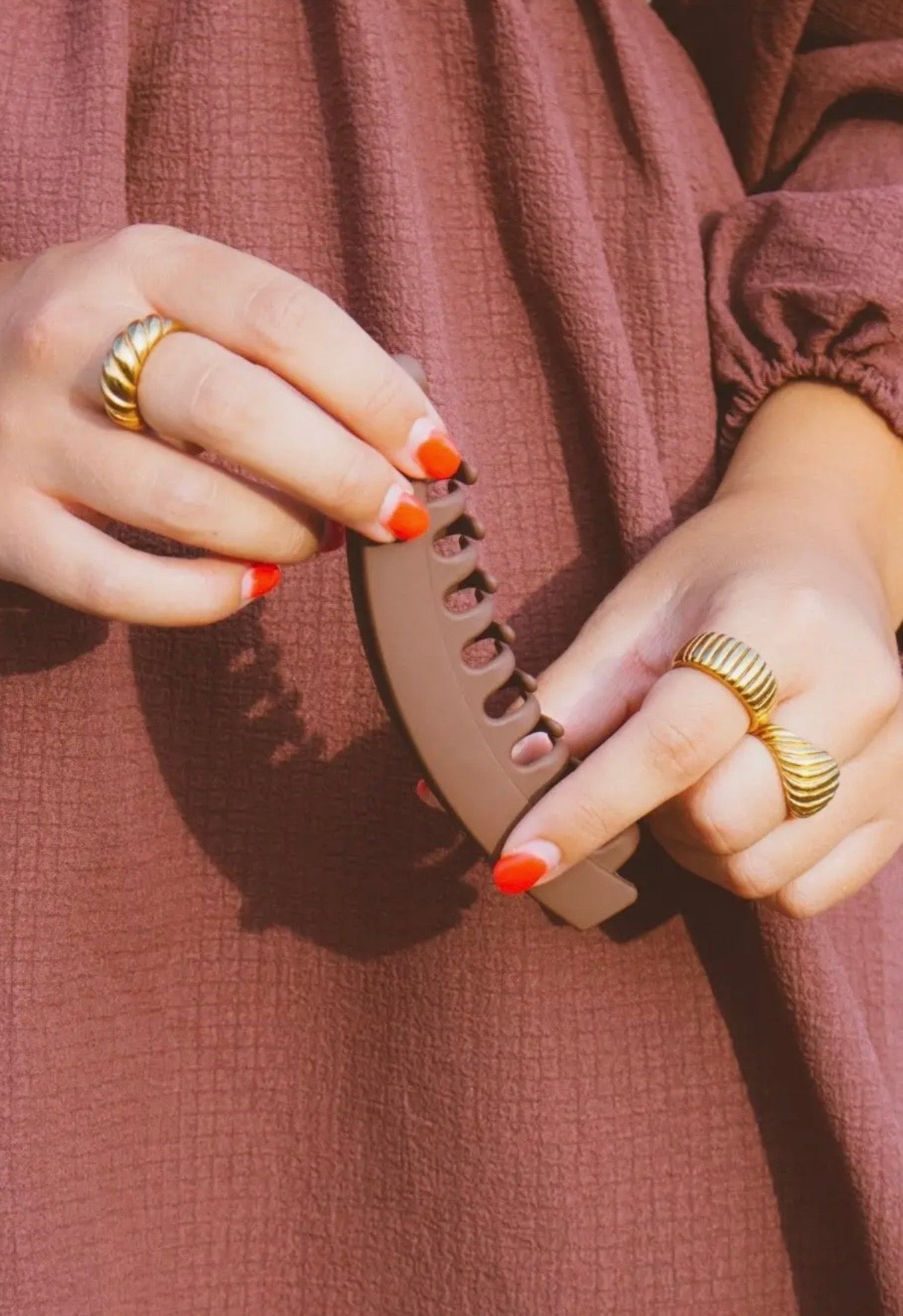 Large Banana Claw Clip