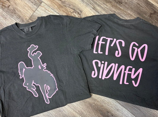 Pink Sidney Comfort Colors T-Shirt