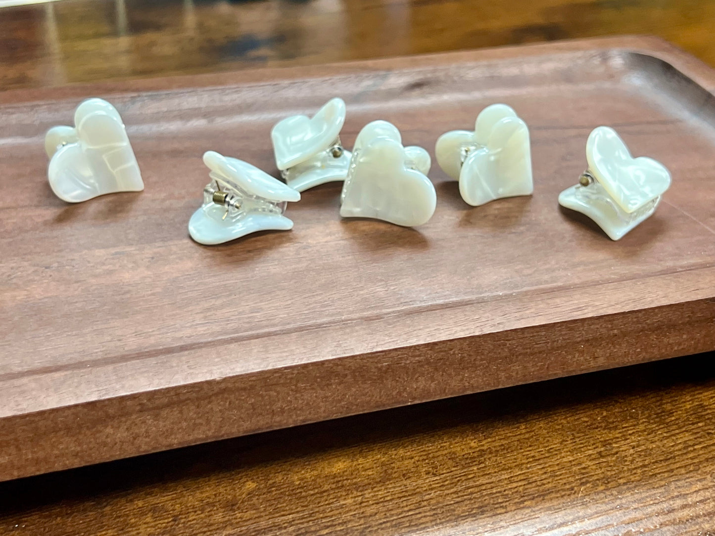 Mini Heart Hair Clips (Kids)