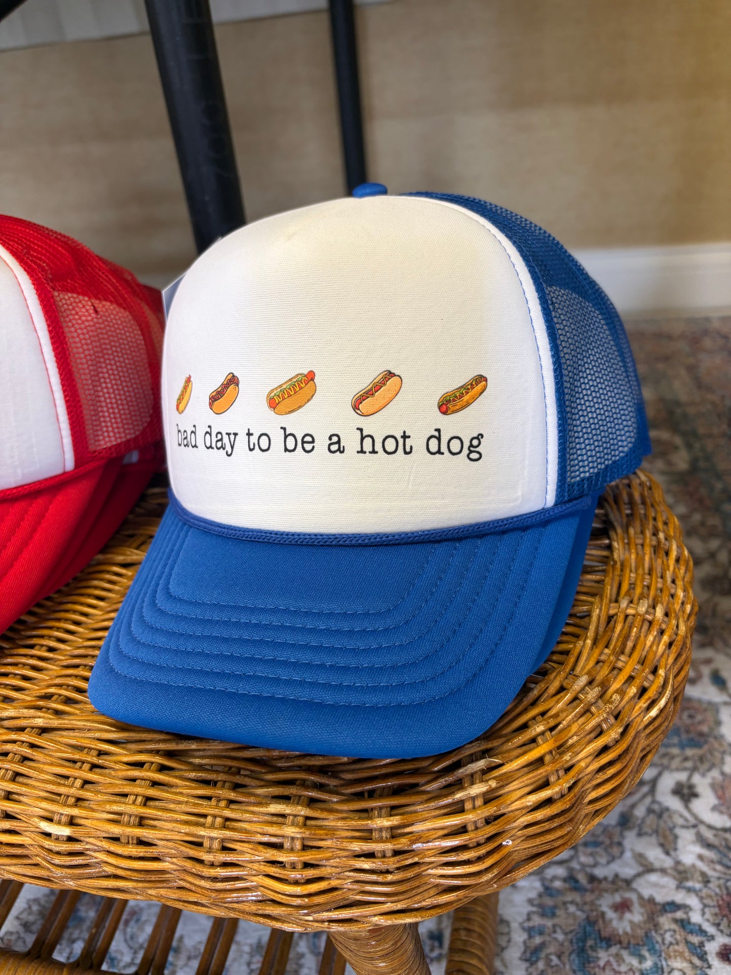 Bad Day To Be A Hotdog Foam Trucker Hat