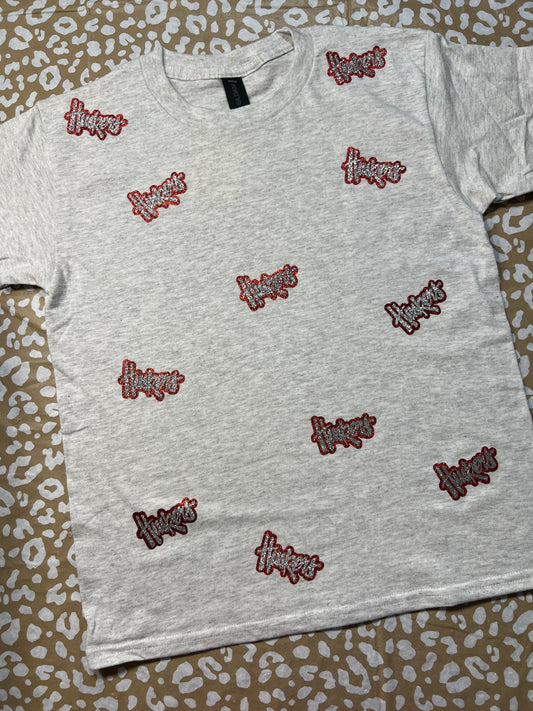 Glitter “H” Youth Gildan T-Shirt