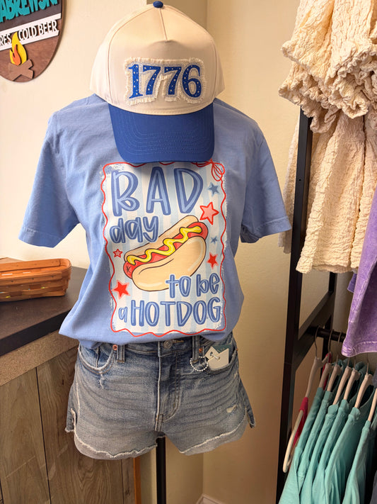 Bad Day To Be A Hot Dog Comfort Colors T-Shirt