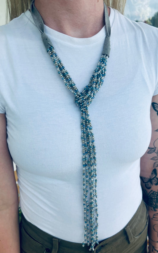 Beaded Loop Through Necklace