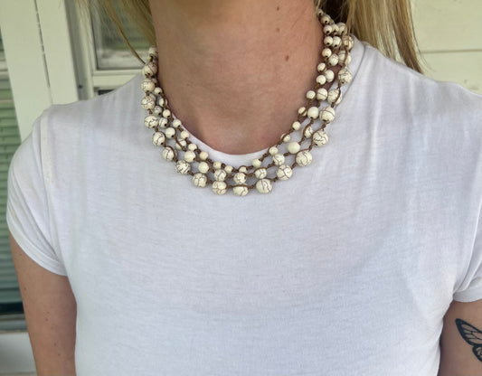 White Turquoise Necklace