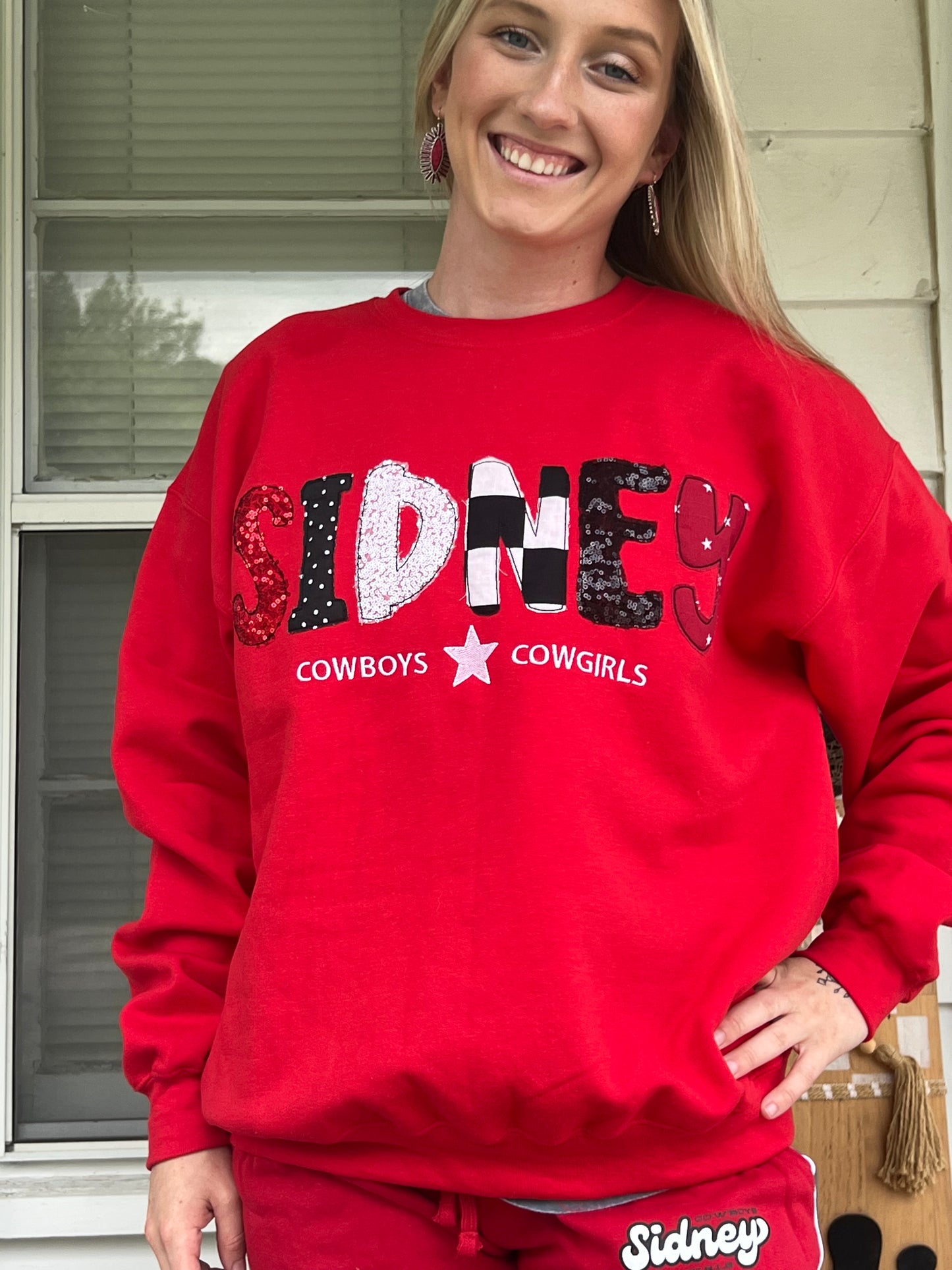 Sidney Embroidered Crewneck