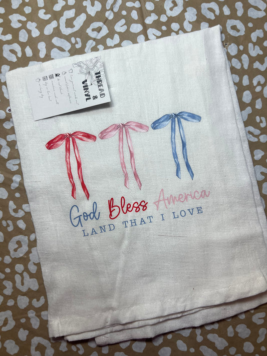 “God Bless America” Kitchen Towel