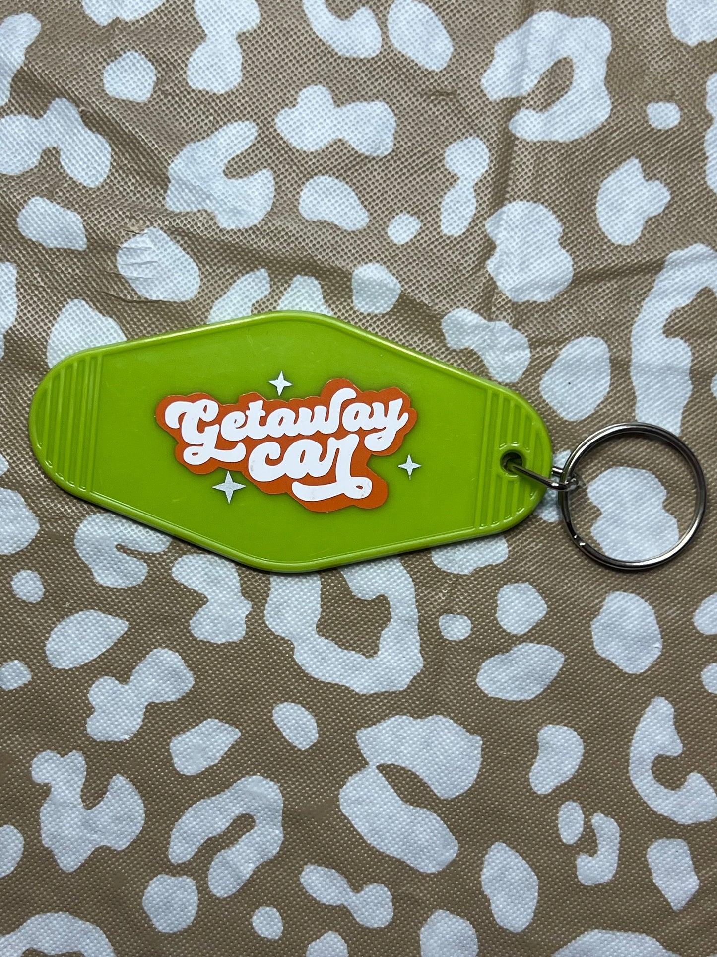 “Getaway Car” Green Keychain